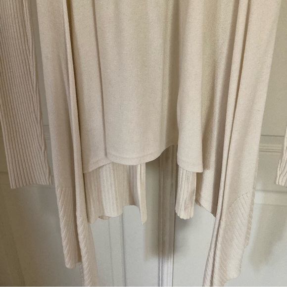 Worthington Cream Drape Cardigan Size S - Picture 5 of 7